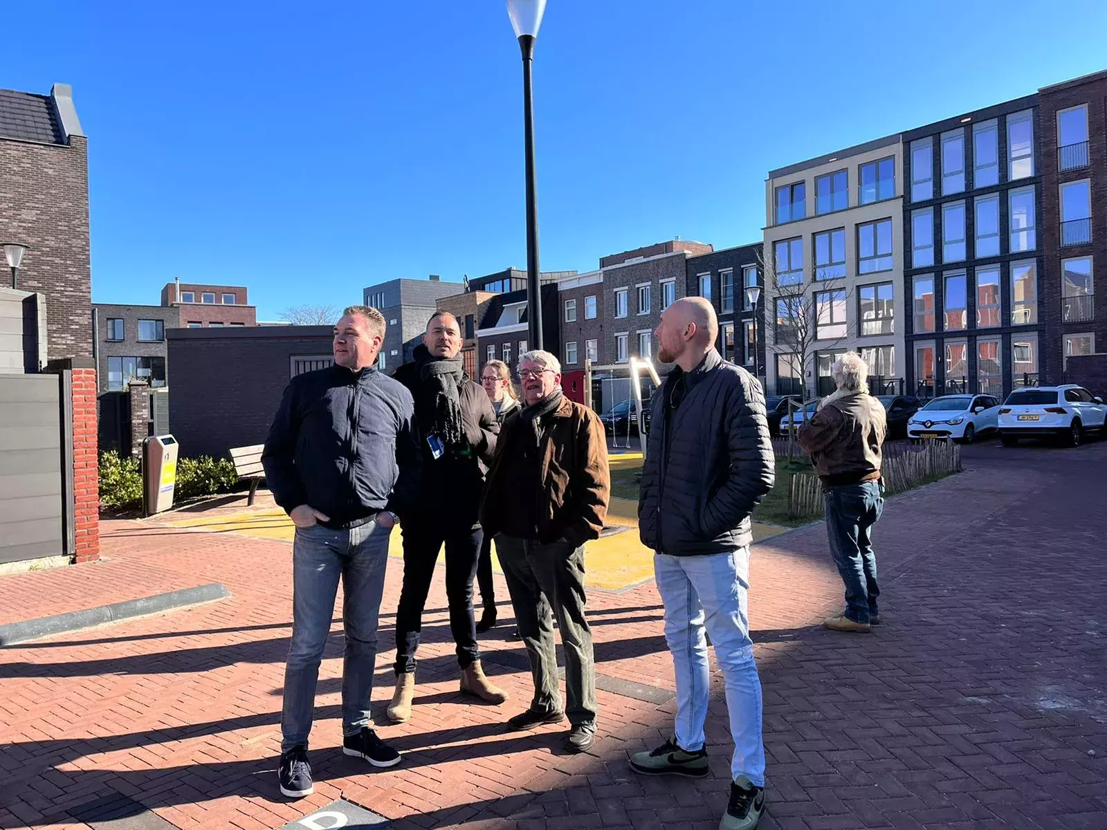 De deelnemers aan de excursie voor het beeldkwaliteitsplan