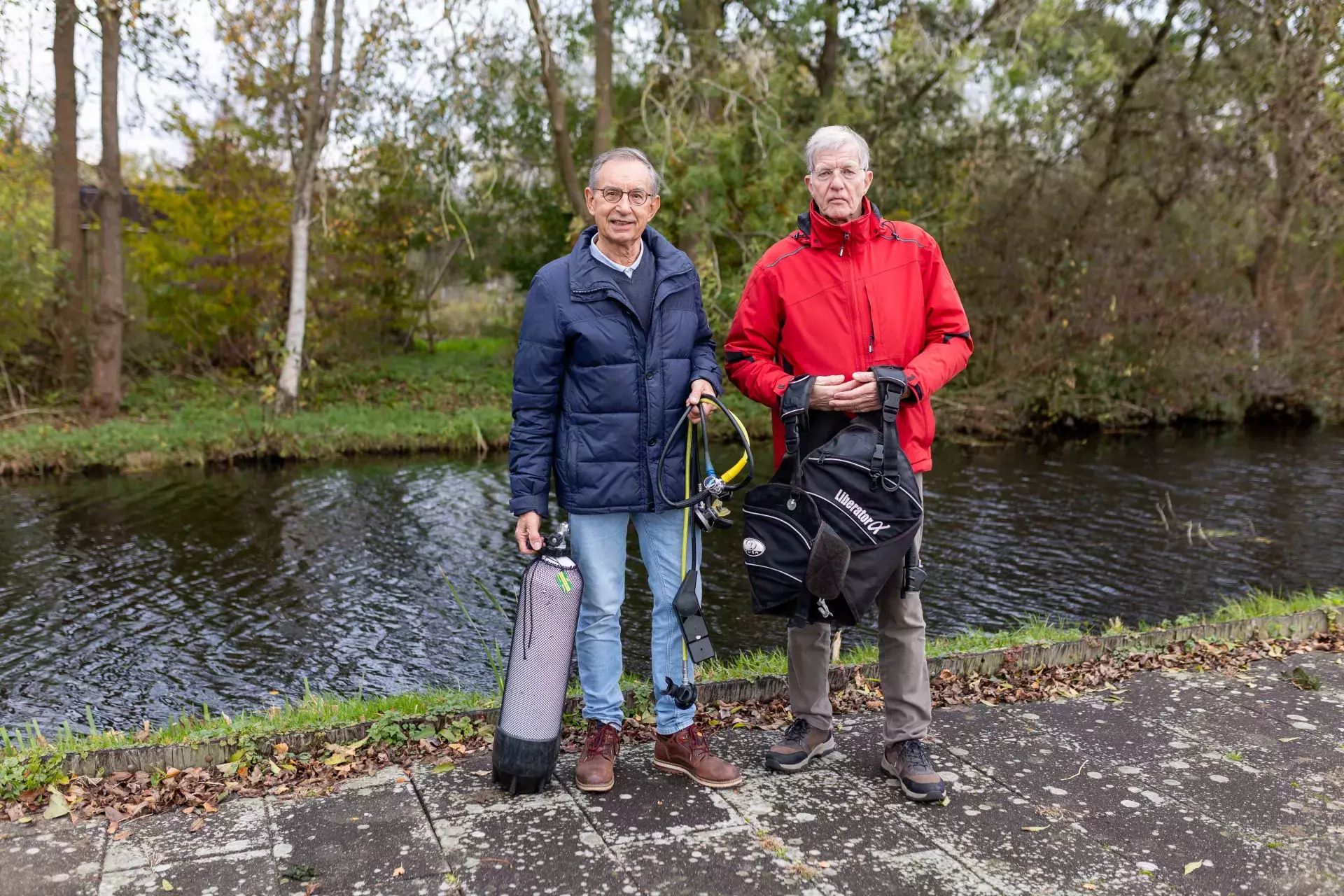 Gerrit Beij en Piet Hoogendoorn